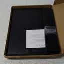 8x10 Inch Black Acrylic Sign with Stand | 5 Pack Blank Acrylic Table Signs and Base for DIY Wedding Table Numbers, Wedding Signage, Events& Parties (Black, 8x10 Inch)