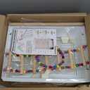 Basic Bird Cage, 24.8inch Parrot Cage (24.8" x 14.6" x 11"),Bird Cage with Ladder, Horizontal Bar, 2 Feeders, and Swing