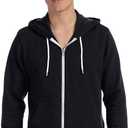 Bella & Canvas Men's 3739 Unisex Poly-Cotton Fleece Full-Zip Hoodie, size Large