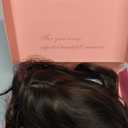 UDU Hair Topper 20inch Ombre Highlight Synthetic Wig Clip In Toppers with Fringe Bang for Women with Thinning Hair Adding Volume