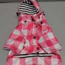 Dog rain Coat Waterproof Raincoat Puppy Jacket with Legs Buttons Zipper Hood Drawstring Fit for Yorkie Terrier Schnauzer Poodle Border Collie Labrador Golden Retriever 8lbs to 80lbs Pink Small