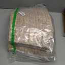 24in Christmas Tree Collar, Christmas Tree Ring Adjustable Water Hyacinth Skirt, Christmas Tree Skirt for Decoration, Base Protection from Pets (White)