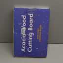 Non Toxic Wood Cutting Board - Conditioned with Natural Beeswax Flaxseed & Lemon Oil - Free of Mineral Oil - Made of FSC Certified Acacia Wood - 16" x 11" Thick Cutting Board by Ziruma