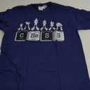 Funny Chess Set Pieces Periodic Table Board Game Player Gift T-Shirt (Medium)
