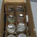 Ruckae 16oz 8 Pack Juice Bottles, Glass Bottles Juicing with Lids, Smoothie Cup Lids and Straws, Water Bottle Mason Jar Drinking Glasses for Juicing, Smoothies, Kombucha (Transparent)