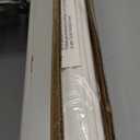 LazBlinds No Tools No Drill TDBU Cordless Roman Shades for Window, Thermal Insulated UV Blocking, 100% Blackout Fabric Blinds for Bedroom & Living Room, 31" W x 64" H, Blackout - White