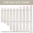 SHINELAND 120 Inch Curtains Extra Long,10 FT Length Linen Sheer Back Tab Hooks Track High Ceiling Curtains for Living Room,Cream (Natural)