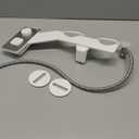 SAMODRA Bidet Attachment, Non-Electric Cold Water Bidet Toilet Seat Attachment with Pressure Controls, Retractable Self-Cleaning Dual Nozzles for Frontal & Rear Wash - Brushed Nickel