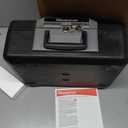 SentrySafe Fireproof Safe Box with Key Lock, Chest Safe with Carrying Handle to Secure Money, Jewelry, Documents, 0.25 Cubic Feet, 6.3 x 15.3 x 12.1 Inches, 1160