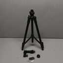 Arsoer Adjustable Height Tripod with Horizontal Column and Removable Clip Mount for Overhead Shot, 360 Rotation Tripod Stand with Wireless Remote/Carry Bag for iPhone/Webcam