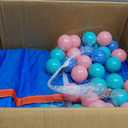 Inflatable Bounce House for Kids 146 x 132 x 82 inch, Indoor/Outdoor Bouncy House with Large Splashing Pool, Bouncing Area, 2 Water Slides,Climbing Wall, UL Certified Blower Included1