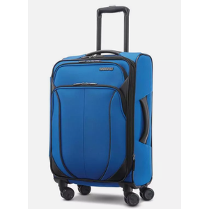 American Tourister, 20 in Carry on Spinner Luggage Soft side Expandable Travel 4 Wheels