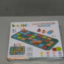 STEM Board Games Educational Learning Toys, Brain Teasers Puzzles Logical Road Builder, Montessori Preschool Birthdays Gifts for Kids Ages 3-8 Year Old, Super Large with 8 Boards