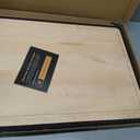 Hard Maple Wood Cutting Board for Kitchen Non Slip Feet Over Sink, 20"L x 16"W