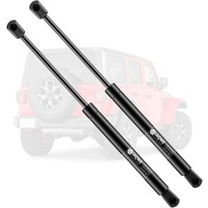 IAQWE 4249 Rear Window Glass Struts for Jeep Wrangler 1997-2006, SG214012 Back Window Lift Supports Shocks for Hardtop Models (Base, Sport, Sahara, Rubicon, X, SE & Anniversary), 2 Pcs