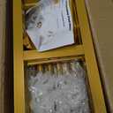 Liacere Wokceer Wedding Arch 7*8FT Round Backdrop Stand Gold Metal Circle Backdrop Stand Circle Balloon Arch Stand Frame for Birthday Party Bridal Shower Anniversary Ceremony Candy Tables Celebration