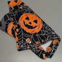  Halloween Bath Towel Set with Bath Towel, Hand Towel and Dish Towel, Quick Dry Black Pumpkin Towel Set for Halloween Bathroom Decor, 32*64. Absorbent Beach Towel Set for Travel Swim, Gift