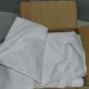 Niuara White Rectangle Table Cloth - 6 Pack, 60" x 84" Washable Polyester Tablecloth for 5FT Tables, Wrinkle-Resistant Table Cover for Weddings & Parties