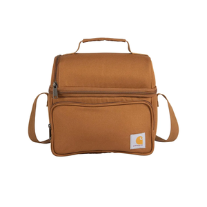 Carhartt Camping Cooler, Worksite Lunchbox, Soft Shell Cooler for Construction Sites, Work and Everyday Use Cooler, Brown