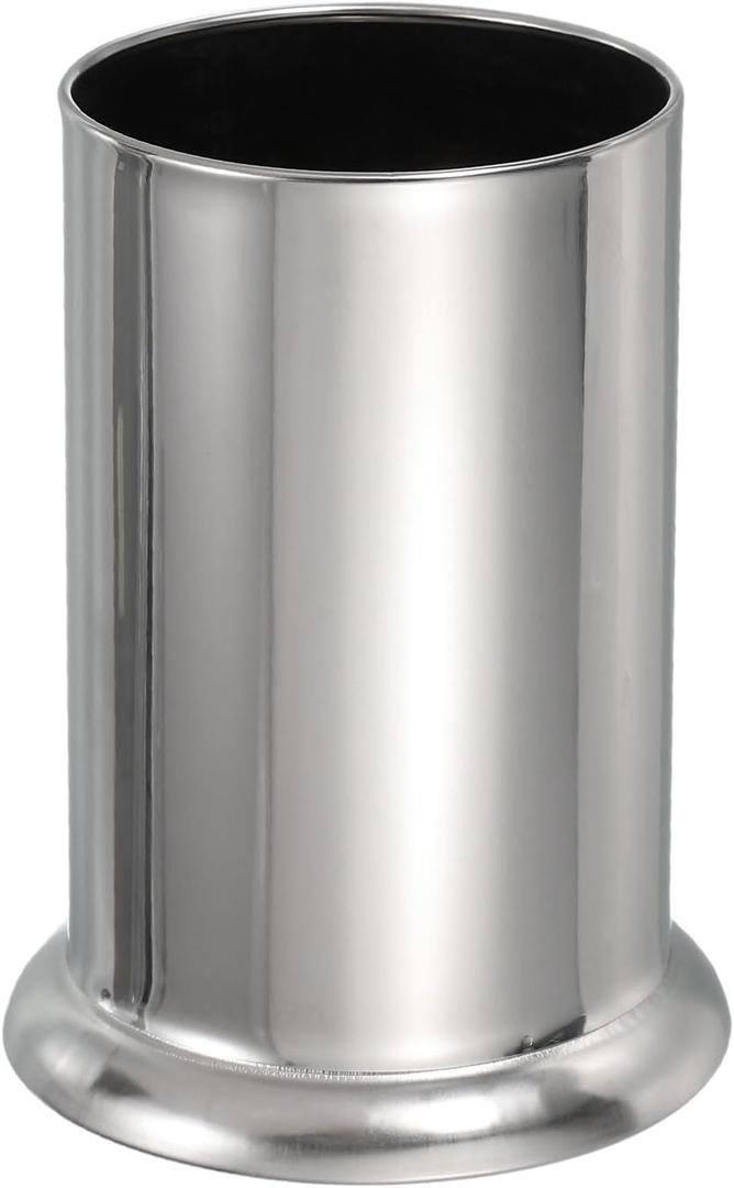 uxcell Stainless Steel Utensil Holder, Kitchen Cutlery Holder Flatware Organizer for Forks, Spoons, Spatulas, and Silverware Silver