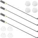 Washer Suspension Rods Compatible with Amana NTW4605EW0 NTW4516FW1 NTW4601BQ1 NTW4705EW0, Maytag MVWC200BW0 MVWC200BW1, Roper RTW4516FW1 RTW4516FW2 RTW4641BQ0 RTW4641BQ1