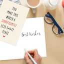 5 x Best Friend Birthday Card, Funny Bestie Birthday Gifts Card, You Make The World Better, Thank You Card for Him Her - You Make This World A Significantly Less Shitty Place (MS136)