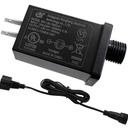 12V 1.5A Replacement Garden Yard Inflatable Adapter with Extension Cord, Class 2 Power Supply Low Voltage Transformer Ip44 Water Proof US Plug for Halloween String Light Inflatable Decorations