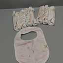 8-Pack Organic Baby Bibs for Boys, Girls - Soft Cotton Drooling and Teething Bibs for Baby Girl & Boy, Extra Absorbent, Easy To Clean & Put On for Toddler, Newborn, Infant 0-24 Months (Sweet Charm)