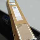 Ivilon Drapery Treatment Window Curtain Rod - Acrylic Ball 1 inch Pole. 72 to 144 Inch. Warm Gold