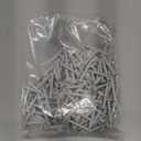 #8 x 1-1/4" Wood Screw 149Pcs White Alloy Steel Standard Thread Phillips Truss Head Fast Self Tapping