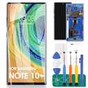 OLED for Samsung Note 10 Plus Screen Replacement for Samsung Galaxy Note 10 Plus 4g/5g LCD Screen for Galaxy SM-N975 SM-N976 LCD Touch Screen Digitizer Assembly Repair Kits with Frame (Blue)