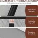 Yotache Narrow Magnetic Screen Door Fits Door Size 28 x 78, Screen Size 30" x 79" Reinforced Fiberglass Mesh for Back Door Black