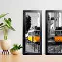 LaVie Home 10x24 Picture Frame Black, Panoramic Picture Frame for Wall Decoration, Classic Black Minimalist Style Suitable for Decorating Houses, Offices, Hotels1 Pack