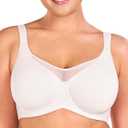 HSIA Minimizer Bras for Women Plus Size, Full Coverage Coolcomfort T Shirt Unlined Bra with Underwire for Heavy Breast (36D)