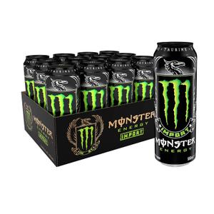 Monster Energy Import, Energy Drink, 18.6 Ounce (Pack of 12)
