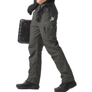 FREE SOLDIER Men's Tactical Pants Water Resistant Ripstop Cargo Work Lightweight EDC Hiking Pants with Multi Pockets (Gray 42W x 32L)