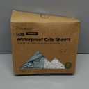 2-Pack Waterproof Baby Crib Sheets for Boys, Girls - 52x28 Viscose Derived from Bamboo Toddler Bed Sheet Neutral, Fitted Crib Mattress Protector Cover for Baby Bedding, Soft & Gentle (Prairie)