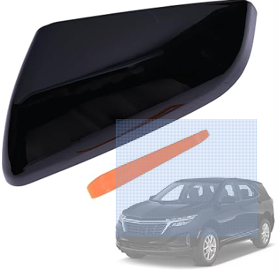 Magimaker Exterior Side Mirror Cover Driver Side 23406417 84225386 Compatible with Chevrolet Equinox GMC Terrain 2018-2023 Rearview Mirror Cap Left Side