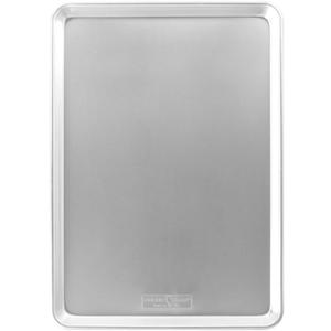 Nordic Ware Extra Large Baking Sheet, 21 x 15 inches, XL Big sheet pan Natural Uncoated Aluminum, Reinforced Steel Rim Prevents Warping, 1pk Big Sheet, 1-Pack