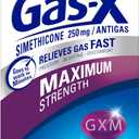 Gas-X Maximum Strength Gas Relief Softgels with Simethicone 250 mg for Bloating Relief - 50 Count