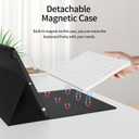 kenke Keyboard Case for iPad 9th/8th/7th Generation (10.2 Inch, 2021/2020/2019), Magnetic Detachable Wireless Bluetooth Keyboard, Thin & Light Keyboard Case with Pencil Holder, Black