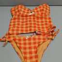 ZAFUL Women's Tankini Set V Neck Tummy Control Floral Printed Tie Side Thong Bikini Swimsuits 2 Piece Bathing Suits Large