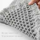 Waffle Bath Mat Upgraded Waffle Bath Mat Bathroom Rug Super Absorbent Non Slip Bathroom Rug Machine with Tassels Ideal for Hallway Bedroom Laundry Room(Beige,20 * 31in) (1'8" x 2'7" (Rectangular))