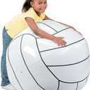 Fun Express Jumbo Inflatable Volleyball Beach Ball 30 Inch - Giant Pool Toys for Kids Ages 4-8 and 8-12 | Large Inflatable Ball for Beach Games, Pool Games & Summer Toys | Pool Party Favors Supplies