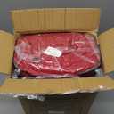 MUXHOMO 7 Pieces California King Comforter Set, Reversible Bed in a Bag Cal King Size, All Season Bedding Set with Comforter, Flat Sheet, Fitted Sheet, Pillowcases & Shams, Red & Black