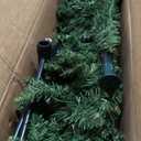 4FT Pre-Lit Artificial Pencil Christmas Tree With Led Lights