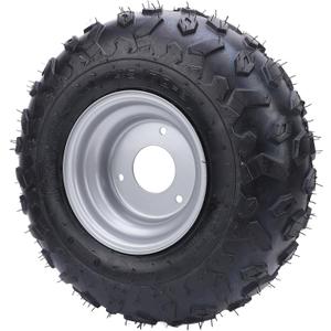 145/70 6 145x70 6 Tire 6 Inch Wheels Rim Tyre 3 Bolts Go Kart ATV UTV Quad Off Road Cart