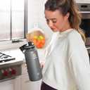 Takeya White Originals Vacuum-Insulated Stainless-Steel Water Bottle, 32oz (50012)