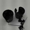 Shademax Set of 2 Car Cup Holder for Tesla Model Y 2020-2025 / Model 3 2017-2023 Left&Right Side Door Cup Holder with Rubber Coaster Model Y/3 Accessories Compatible with 2.95"-3.7" Cups Bottles