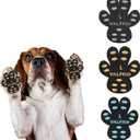 VALFRID Dog Paw Pads for Dogs Traction,Toe Grips for Senior Dogs,Paw Stickers Strong Adhesive,Provides Traction on Slippery Hardwood Floor Multicolor L 48 Pieces (L (2" x1.72")